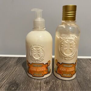 2 LE COUVENT DES MINIMES Limited Edition Orange & Cinnamon Hand & Body Lotion